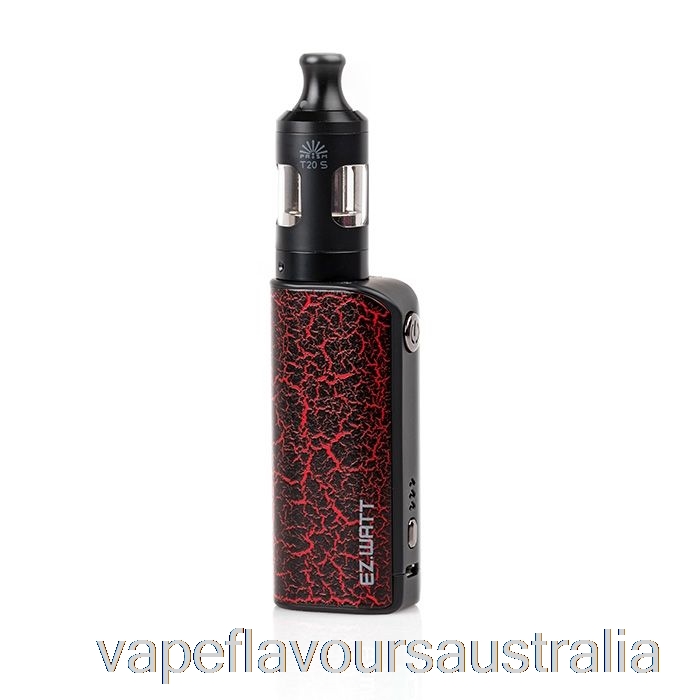 Vape Nicotine Australia Innokin EZ.WATT 35W Starter Kit Red & Black Crackle